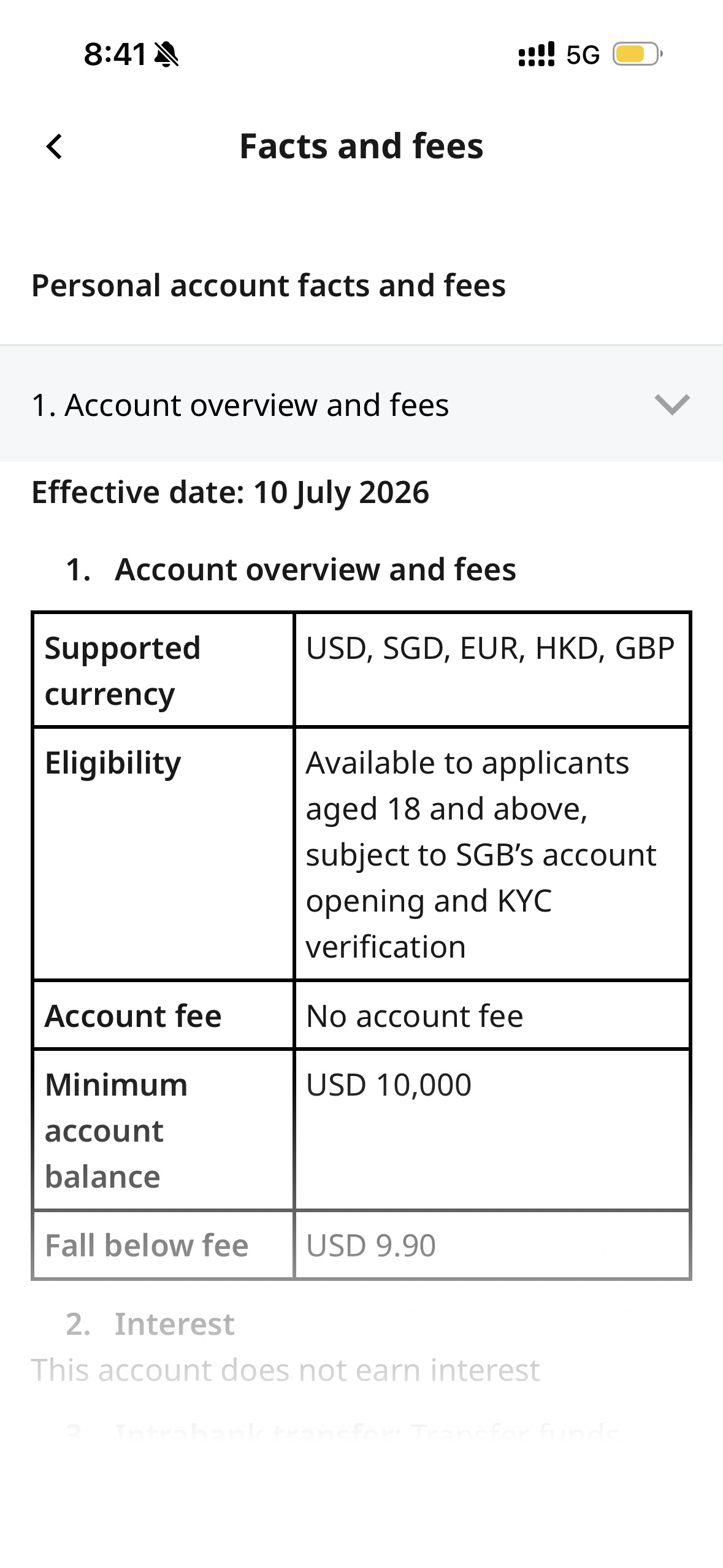 Facts and fees
